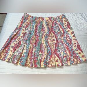 WOMEN’S VINTAGE PRINCE SPORTSWEAR TENNIS PLEATED TENNIS SKIRT  Size 12 [F-26]